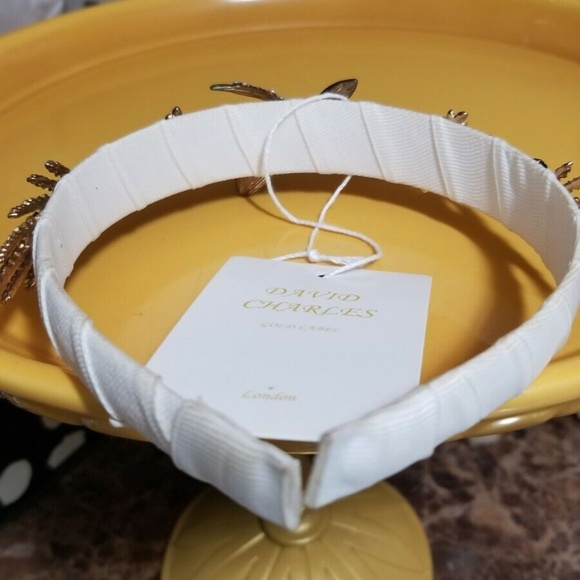 David Charles Girls Enamel & Pearl Dragonfly Headband Jewled - Picture 3 of 14